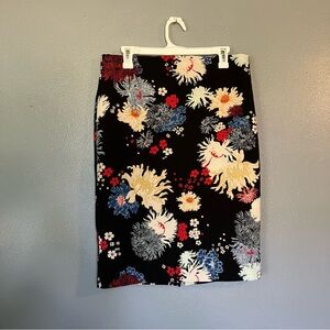 Philosophy Floral Black Skirt